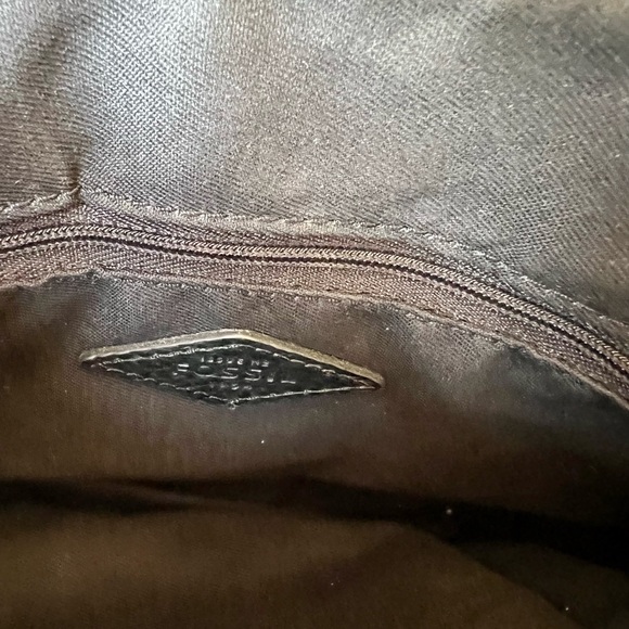 Fossil black leather crossbody bag - Picture 6 of 6